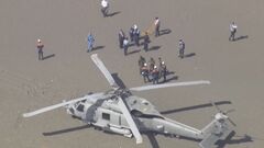 【速報】茅ヶ崎の海岸に不時着ヘリは「米軍ヘリ」中谷防衛大臣が明らかに| TBS CROSS DIG with Bloomberg