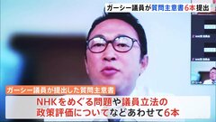 ガーシー議員が質問主意書6本提出　実績作り“欠席批判”かわす狙いか　22日に処分決まる見通し| TBS CROSS DIG with Bloomberg