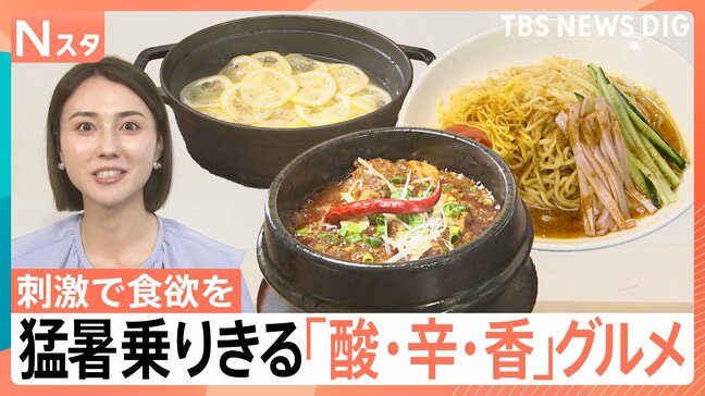 「酸っぱい！」「辛い！」「香りが良い！」で食欲アップ！　猛暑を乗り切る「酸・辛・香」グルメ【Nスタ】|TBS NEWS DIG