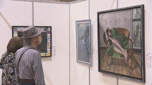県内最大の美術展「県展」開幕 絵画や彫刻など390点展示 福島|TBS NEWS DIG