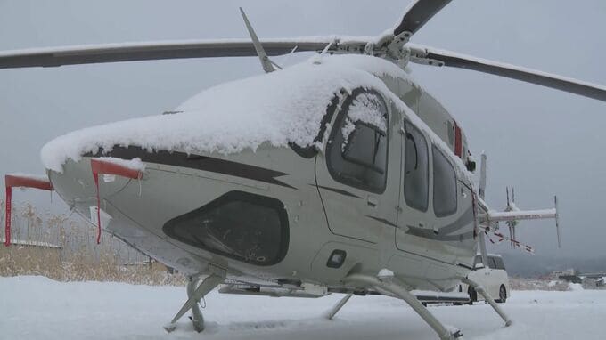 “計器に異常表示”ヘリコプターが漁港に…「低空飛行し不時着したようだ」と目撃者　夜間飛行の訓練中50代操縦士など5人全員無事　機体や施設に破損なし　北海道森町　|　北海道のニュース｜HBC北海道放送