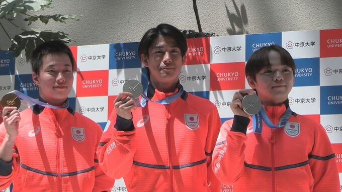 「大学の授業に出て頑張って卒業できたら…」フィギュア・鍵山優真ら冬季五輪メダリストが中京大学に凱旋　在学生からの質問に頭を悩ませる一幕も　|　名古屋・愛知・岐阜・三重のニュース【CBC news】 | CBC web