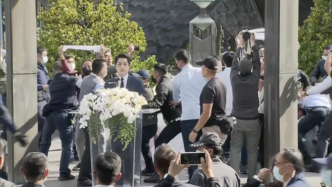 台湾「二二八事件」式典に乱入者　“蒋介石のひ孫”台北市長に抗議か|TBS NEWS DIG