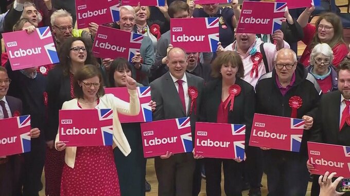 英地方選挙 与党保守党大敗　政権交代の見通し強まる