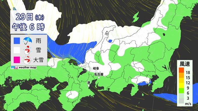 【雪情報】今週も週後半は名古屋･岐阜･津などで雪か 東海地方は寒気の影響で厳しい寒さが続く… 雪崩にも注意 天気予報|TBS NEWS DIG