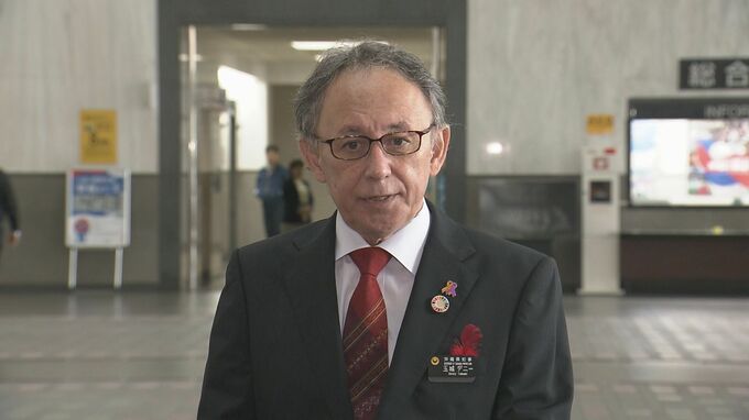 「県知事の務めを果たす」20日から大葉性肺炎で入院していた玉城知事　7日ぶりに登庁　|　沖縄のニュース｜RBC 琉球放送