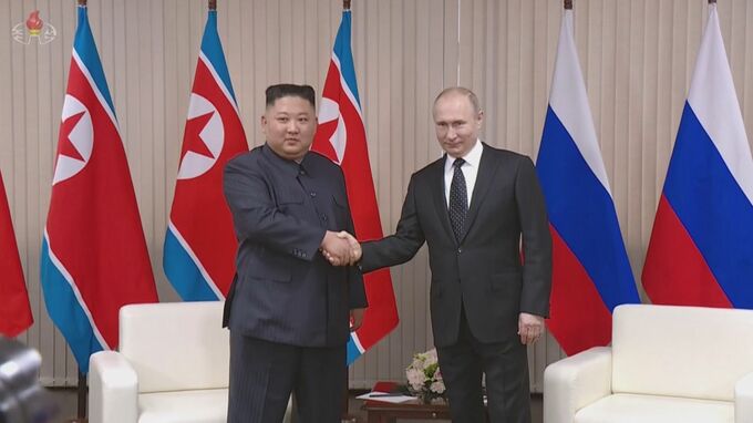 金総書記とプーチン大統領の会談報道「何も言うことはない」ロシア大統領報道官　ショイグ国防相「北朝鮮と合同演習協議」|TBS NEWS DIG