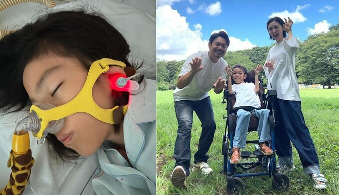 【星野真里】長女・ふうかさん　「検査入院してきました」　ＳＮＳで明かす　「ふうかさんの病気についてより知るために、私たち親の検査もしてもらいました」　【先天性ミオパチー】|TBS NEWS DIG