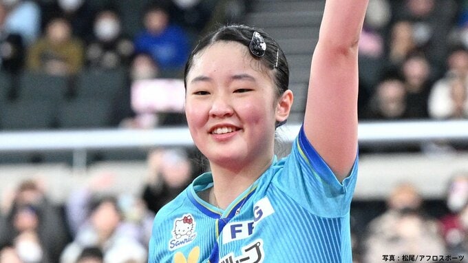 張本美和が涙の初優勝！フルゲームの死闘で王者・早田ひなを撃破「すごく弱気になりましたが、、」自身も成長を実感|TBS NEWS DIG
