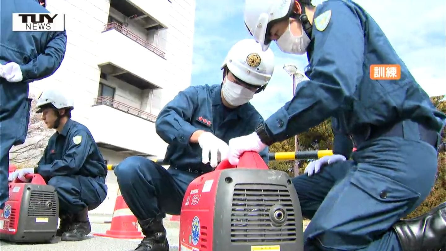 少しでも命を救いたい」3.11に合わせ警察署で災害警備訓練 中心となる