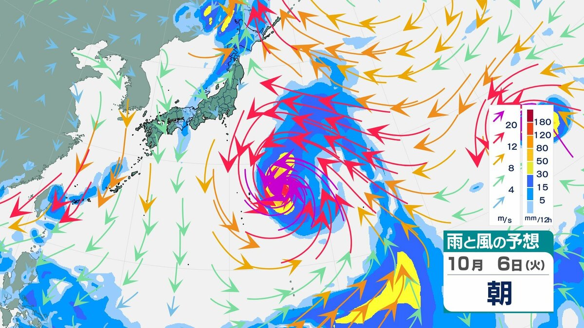 【台風情報】渦を巻き始めた “台風のたまご” 熱帯低気圧 今後の進路は？　10月もしばらく台風に注意が必要 ｜ 雨風シミュレーション画像（30日午後8時現在）