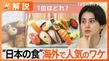 海外で大人気の日本食 品目別輸出額ダントツ1位は「ホタテ」 “開運魚”として日本政府がPR 【Nスタ解説】|TBS NEWS DIG