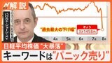 「キーワードはパニック」ハロルド・ジョージ・メイさんが考える日経平均“過去最大の下げ幅”の要因は?【Nスタ解説】|TBS NEWS DIG