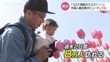 「こんなにたくさんの花、想像してなかった」満開のチューリップに感動!インバウンド回復傾向に期待集まる 富山 | 富山のニュース|天気・防災|チューリップテレビ