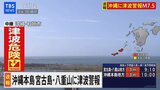 【ライブ】沖縄県に津波注意報　予想の高さ3m　与那国町では30センチの津波観測|TBS NEWS DIG