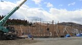 大船渡市の旧綾里中学校グラウンド、旧蛸ノ浦小学校グラウンドの仮設住宅全棟棟上げ 岩手|TBS NEWS DIG