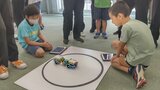 「レゴブロック」でロボット相撲 小学生17人が組み立てやプログラミングを楽しく学ぶ 大分 | 大分のニュース|OBS NEWS|大分放送