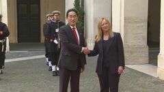 【速報】岸田総理、2番目の訪問国イタリア・ローマに到着　メローニ首相と初の対面会談へ| TBS CROSS DIG with Bloomberg