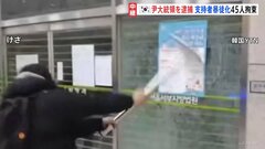 「非常戒厳」めぐりユン大統領を内乱を首謀した疑いで逮捕　支持者の一部が暴徒化、裁判所を襲撃　警察が45人を拘束と韓国メディア| TBS CROSS DIG with Bloomberg