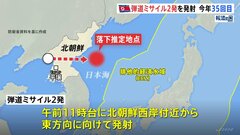 防衛副大臣「厳重に抗議し、強く非難」北朝鮮、弾道ミサイル2発を発射　発射は今年に入り35回目| TBS CROSS DIG with Bloomberg