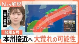 台風6号は異例の“秋ルート”で本州接近　関東も大荒れの可能性　23年の線状降水帯被害と酷似も「今回は風にも警戒」【Nスタ解説】|TBS NEWS DIG