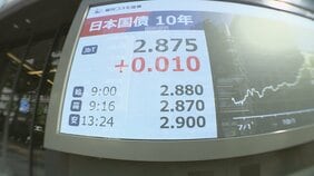 長期金利の急ピッチ上昇続く…日本のインフレ進行や財政に懸念　一時2.9％、約30年ぶり高水準　イラン情勢など中東めぐる不透明感再び|TBS NEWS DIG
