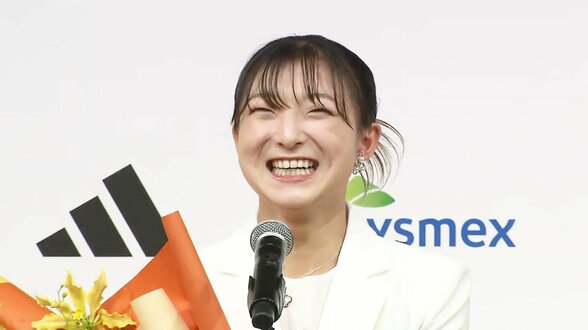 坂本花織、引退会見で”サプライズ結婚報告”「真逆な性格で常に物事を冷静に考える人」5月5日に一般人と|TBS NEWS DIG