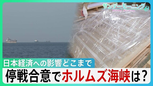 停戦合意でホルムズ海峡は？続く封鎖で日本の商社に危機感　続く価格高騰と“供給目詰まり”　日本経済への影響どこまで…【サンデーモーニング】|TBS NEWS DIG