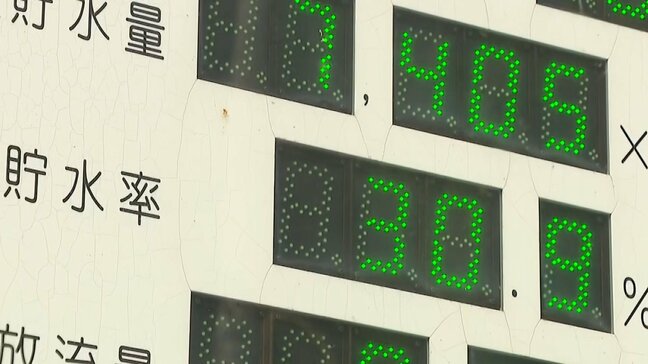 「山がカラカラ」待望の雨もダム貯水率は低下 福岡の水不足 一度の雨では回復せず 小石原川ダムからの”補給”も枯渇|TBS NEWS DIG