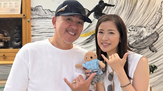 結婚30周年【 つまみ枝豆 】記念指輪のショップも30周年「凄い巡り合わせ」妻・江口ともみは「78でもお姫様抱っこ」10年後見すえ　ハワイで幸せ2ショット|TBS NEWS DIG