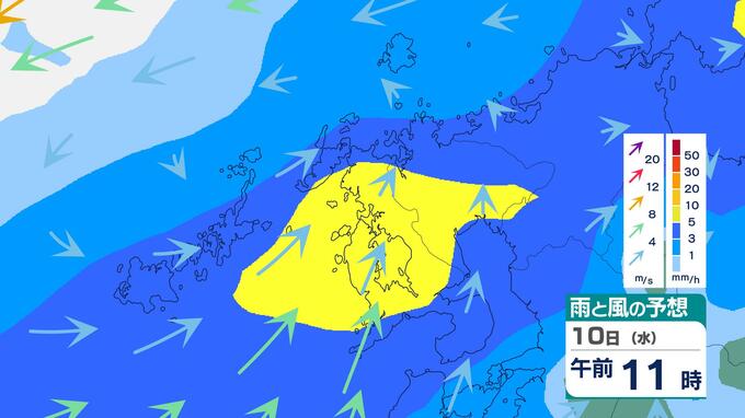 【警報級大雨】長崎県で10日「非常に激しい雨」1時間50ミリ予想|TBS NEWS DIG