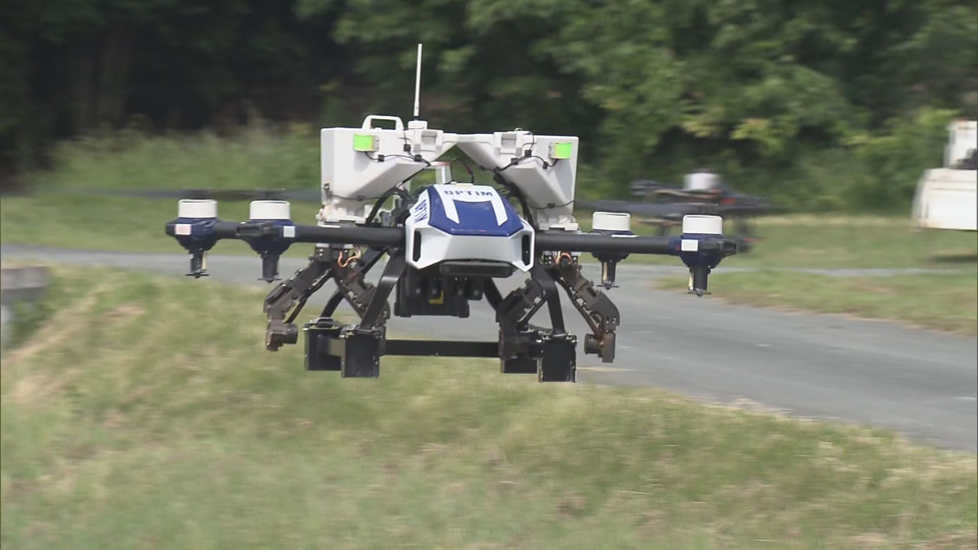 ドローンを使いブランド米の種まき　直接 田へ打ち込んで育てる実証実験　作業負担の軽減に期待　愛知・豊川市　