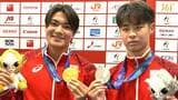 男子200m個メ 松下知之が競泳陣初金メダル!14年萩野以来、12年ぶりのアジア王者に 17歳・小島夢貴が銀【アジア大会】|TBS NEWS DIG