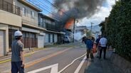 【火事続報】黒部市下立の建物火災　消し止められる、約3時間後の午後1時50分頃　富山　|　富山のニュース｜天気・防災｜チューリップテレビ