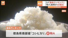 コメの「食味ランキング」で特Aに選ばれた39銘柄は？ 初ランクインに徳島県南部産の「コシヒカリ」| TBS CROSS DIG with Bloomberg