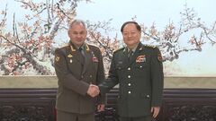 ロシア国防相　中国との軍事的関係強化に意欲　中国軍制服組トップとの会談で| TBS CROSS DIG with Bloomberg