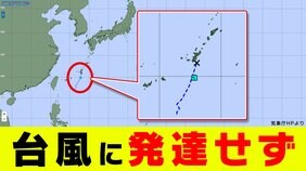 【台風にならず】熱帯低気圧のまま 東シナ海を北上 奄美は警報級大雨のおそれ【雨風シミュレーション19日（火）～24日（日）】離れていても局地的大雨か【台風情報2025】|TBS NEWS DIG
