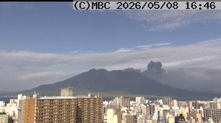 桜島今年15回目の噴火 噴煙1300メートル | 鹿児島のニュース｜MBC NEWS