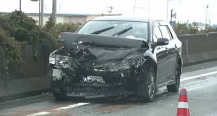 高齢男性が道路を逆走か 金沢市の国道8号で乗用車同士が正面衝突