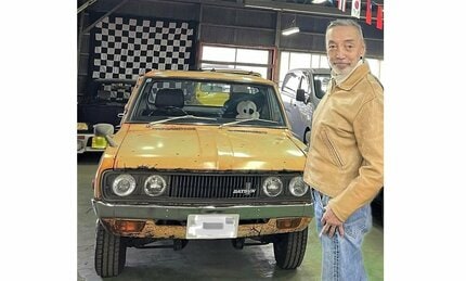 テリー伊藤】 「ダットサントラック620 昭和53年式購入」 新しい愛車を 