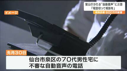 はじまりは自動音声「総務省です。電話が使えなくなります」“新宿警察