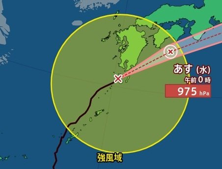 【台風情報】「台風6号(チャンミー)」進路予想　3日に西日本・東日本の太平洋側にかなり接近　台風本体と前線の影響で断続的に猛烈な雨や非常に激しい雨に　1時間ごとの雨風シミュレーション【気象庁2日14時45分発表】|TBS NEWS DIG
