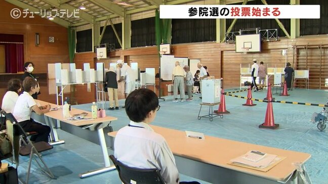 参議院選挙投票日 午前10時現在の投票率は前回を少し上回る7,90% 富山県|TBS NEWS DIG