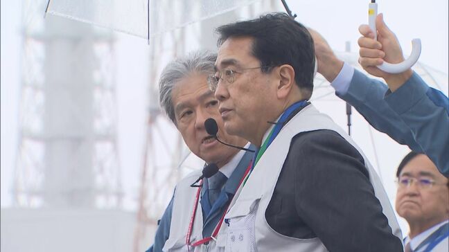 赤澤経産大臣が福島第一原発視察　東電に「地域との共生」指示　福島|TBS NEWS DIG