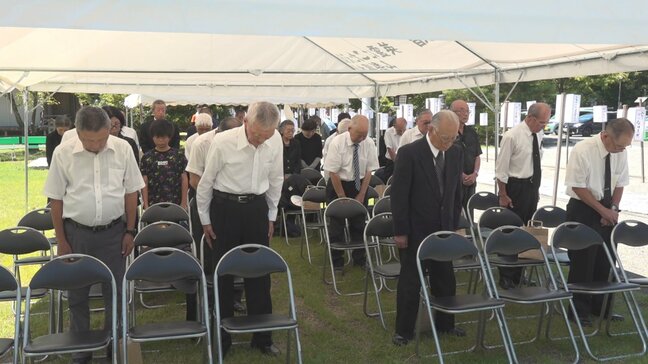 「いつまでも平和であってもらいたい」戦後80年、戦没者を追悼　県遺族会員が減少　戦争の悲惨さをいかに語り継ぐかが課題　山梨|TBS NEWS DIG