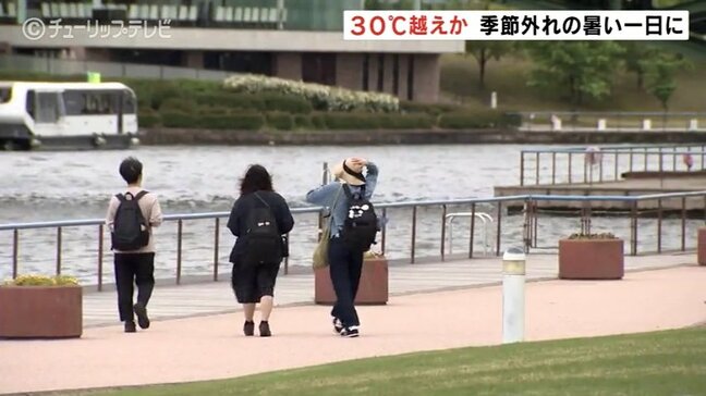 富山で30℃予想 フェーン現象で朝からぐんぐん気温が上がり7月並みの暑い一日に|TBS NEWS DIG