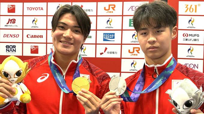 男子200m個メ 松下知之が競泳陣初金メダル！14年萩野以来、12年ぶりのアジア王者に　17歳・小島夢貴が銀【アジア大会】|TBS NEWS DIG