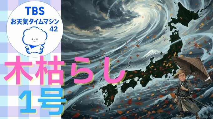 冬の訪れを告げる風「木枯らし1号」近年の異変と11月の天候【気象予報士・森朗のお天気タイムマシン】|TBS NEWS DIG