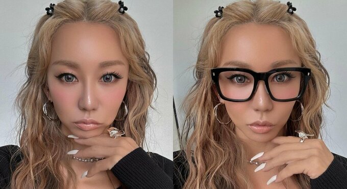 【 倖田來未 】 「撮影だったよん」　オフショットにファン反響　「髪型も素敵やし！」「眼鏡掛けてるくぅちゃんホントらぶ♥」|TBS NEWS DIG