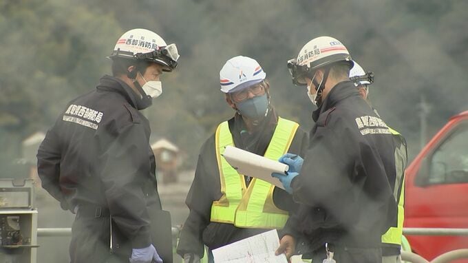 【続報】爆発が起きたとの情報も…漁船用の重油の配管撤去工事中に作業事故　やけどを負い4人が重症見込み　|　BSSニュース | BSS山陰放送